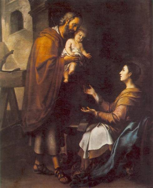 murillo-the-holy-family-c1660