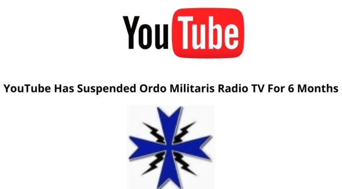 OMC Radio TV suspended on YouTube, in violation of its own rules