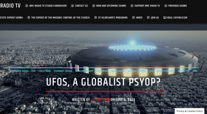 UFOs, a Globalist Psyop?