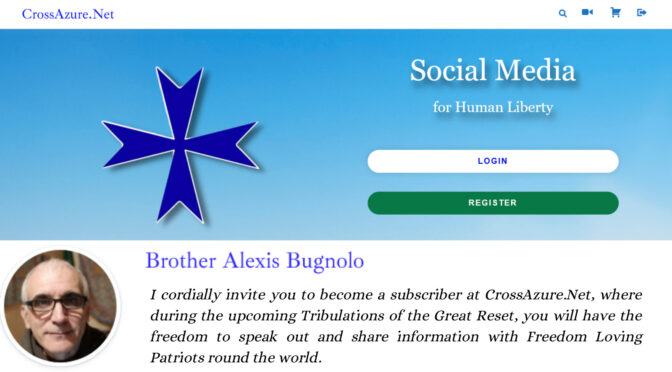 Sign-up at CrossAzure.Net, using Br. Bugnolo’s personal invite