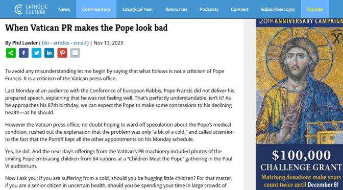 VATICAN: Pope Francis’ health is failing & how we know