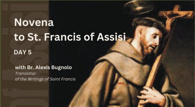 Novena to Saint Francis of Assisi: Day 5